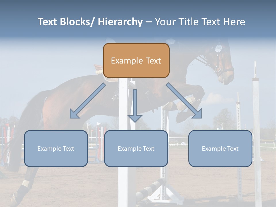 Rivalry Riders Horseback PowerPoint Template
