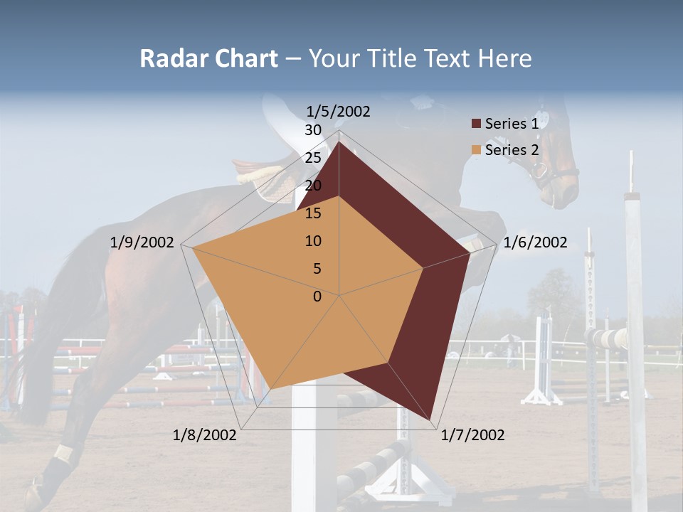 Rivalry Riders Horseback PowerPoint Template