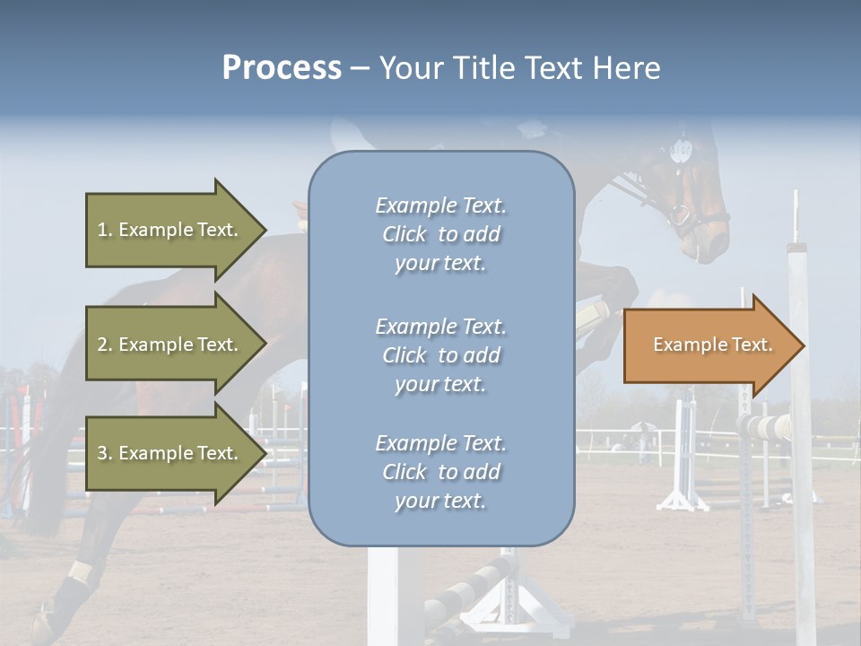 Rivalry Riders Horseback PowerPoint Template