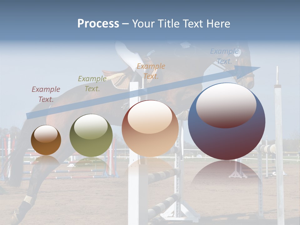 Rivalry Riders Horseback PowerPoint Template