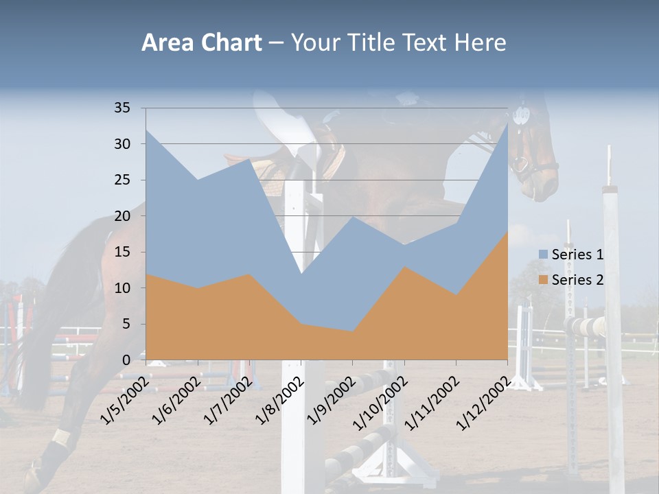Rivalry Riders Horseback PowerPoint Template