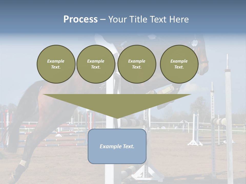 Rivalry Riders Horseback PowerPoint Template