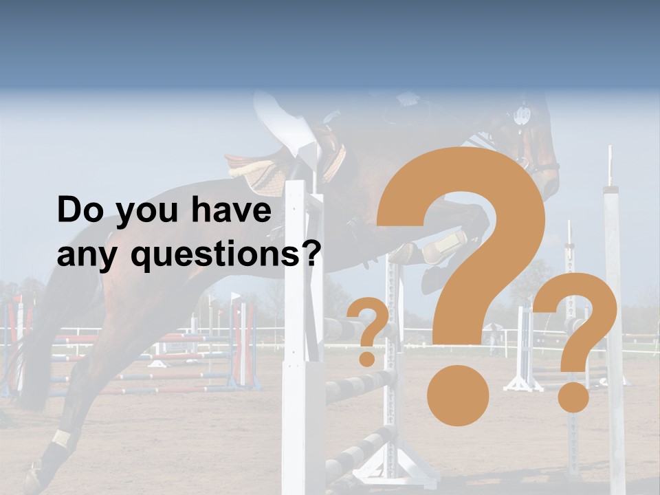 Rivalry Riders Horseback PowerPoint Template