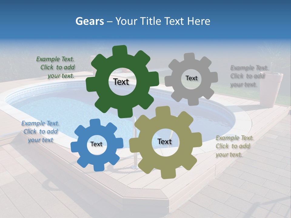 Foil Grass Living Space PowerPoint Template