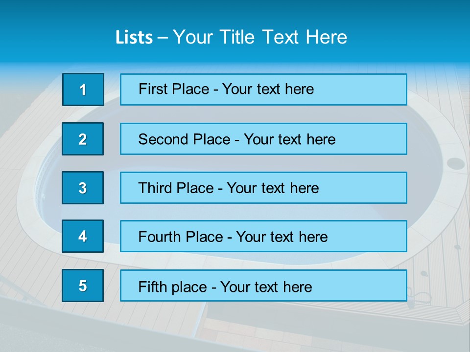 Water Kerb Foil PowerPoint Template