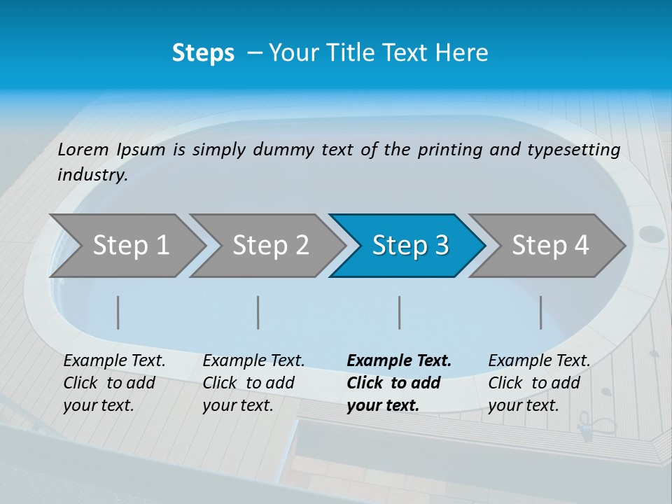 Water Kerb Foil PowerPoint Template
