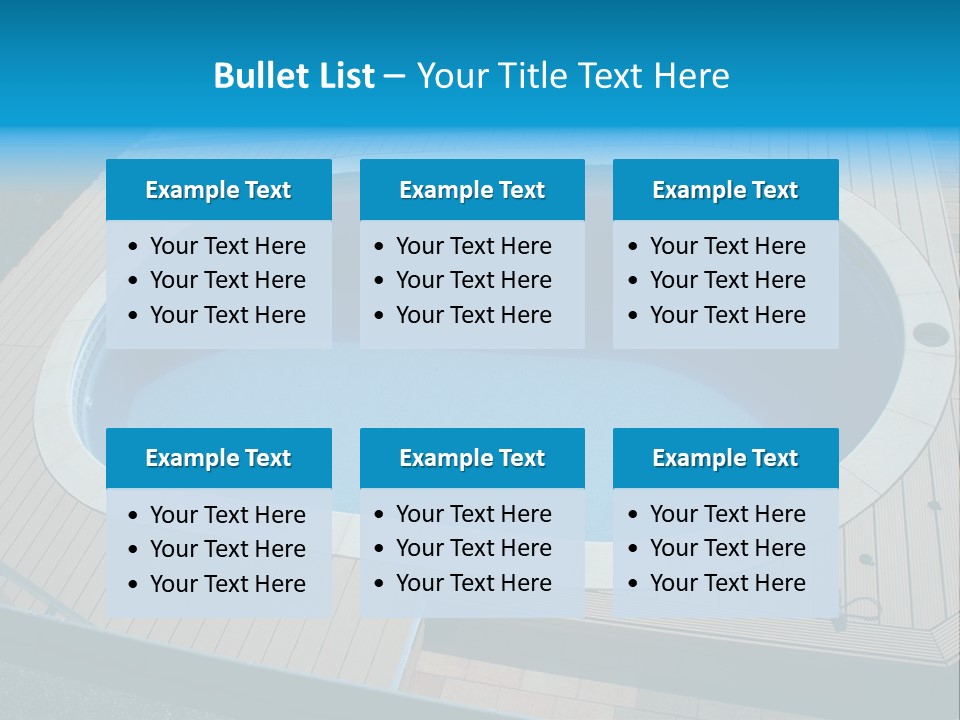 Water Kerb Foil PowerPoint Template