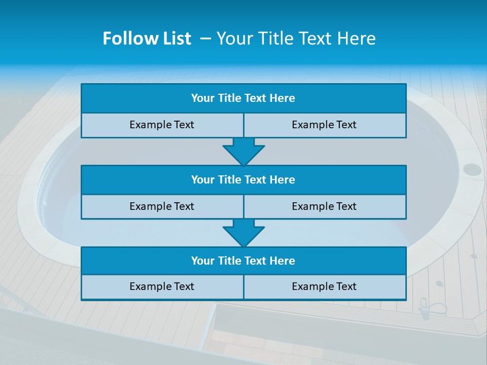 Water Kerb Foil PowerPoint Template