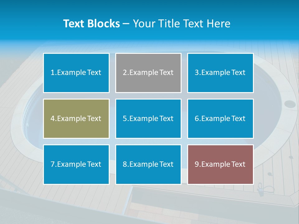 Water Kerb Foil PowerPoint Template
