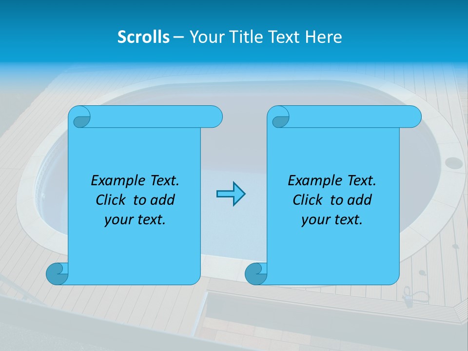 Water Kerb Foil PowerPoint Template