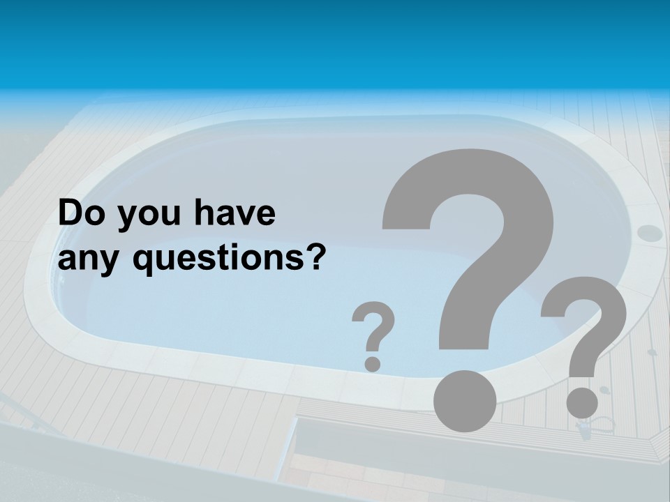 Water Kerb Foil PowerPoint Template