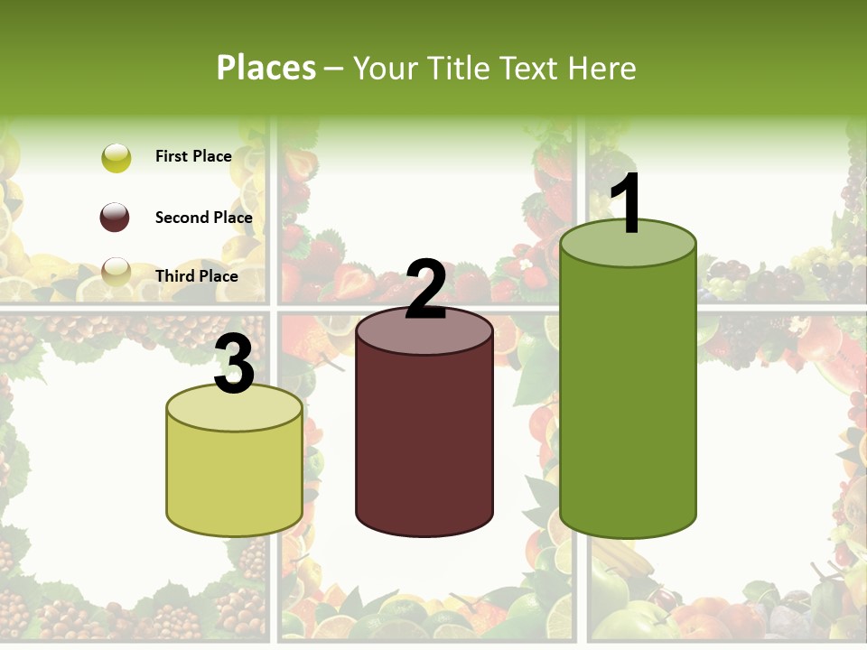 Group Nut Raspberry PowerPoint Template