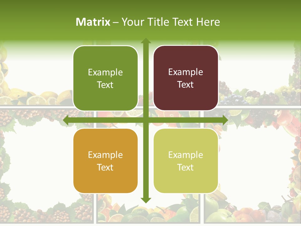 Group Nut Raspberry PowerPoint Template