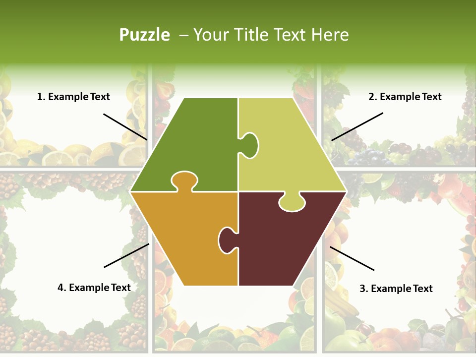 Group Nut Raspberry PowerPoint Template