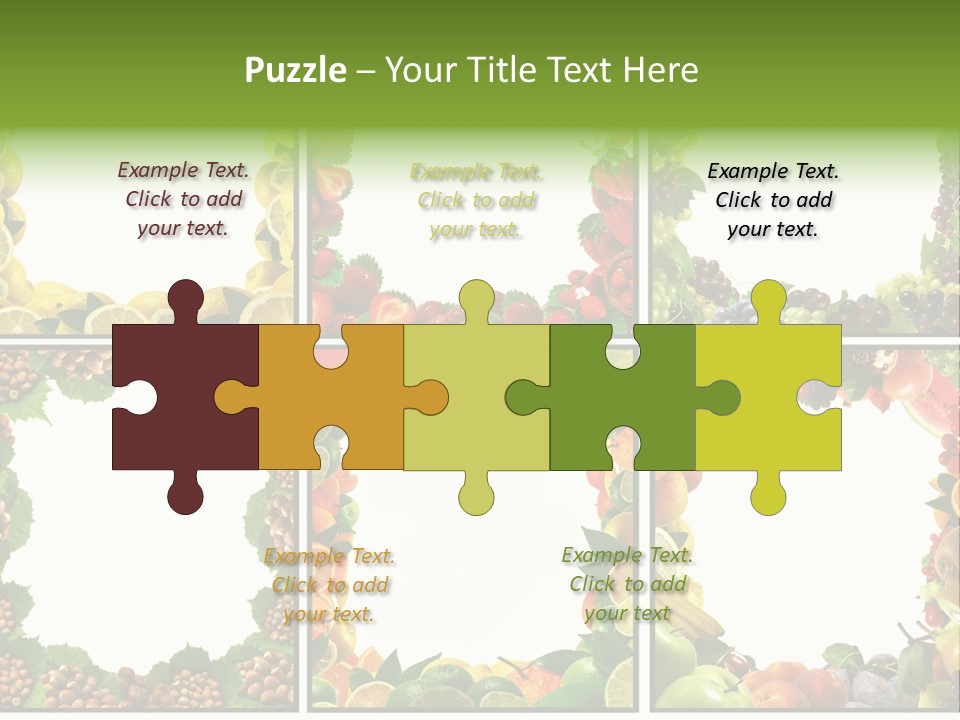 Group Nut Raspberry PowerPoint Template