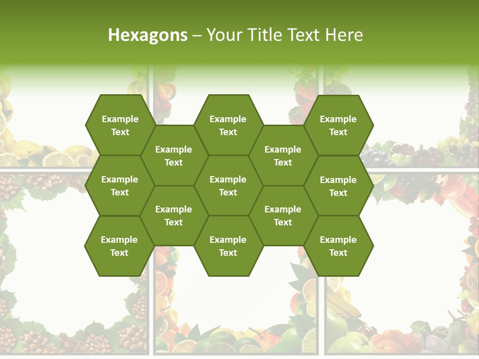 Group Nut Raspberry PowerPoint Template