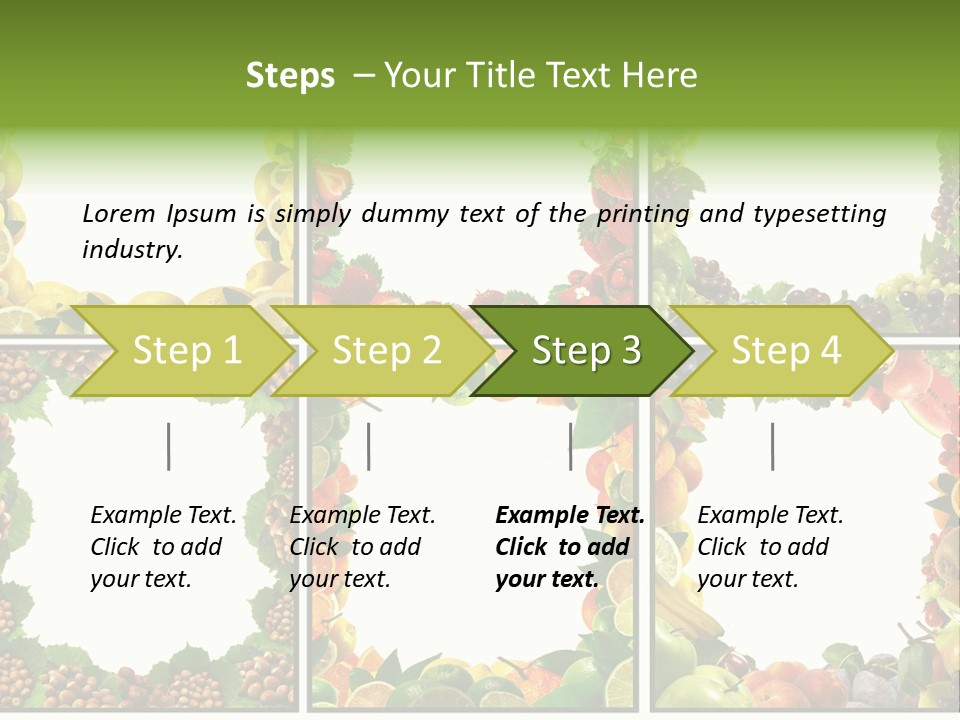 Group Nut Raspberry PowerPoint Template