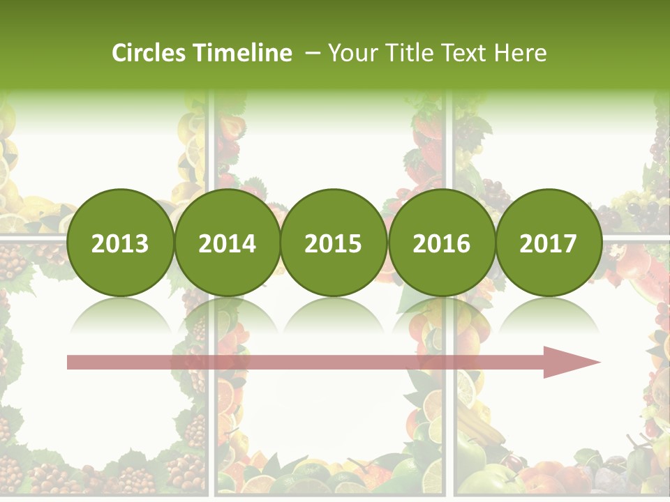 Group Nut Raspberry PowerPoint Template