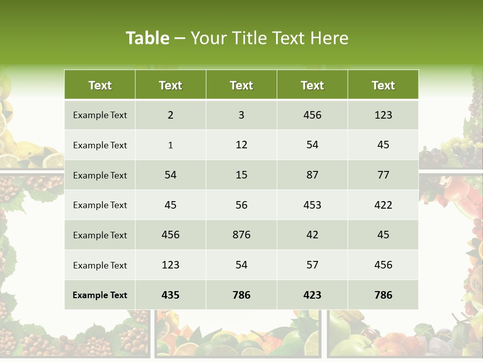 Group Nut Raspberry PowerPoint Template