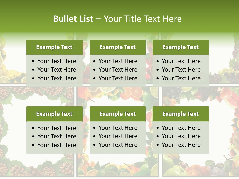 Group Nut Raspberry PowerPoint Template