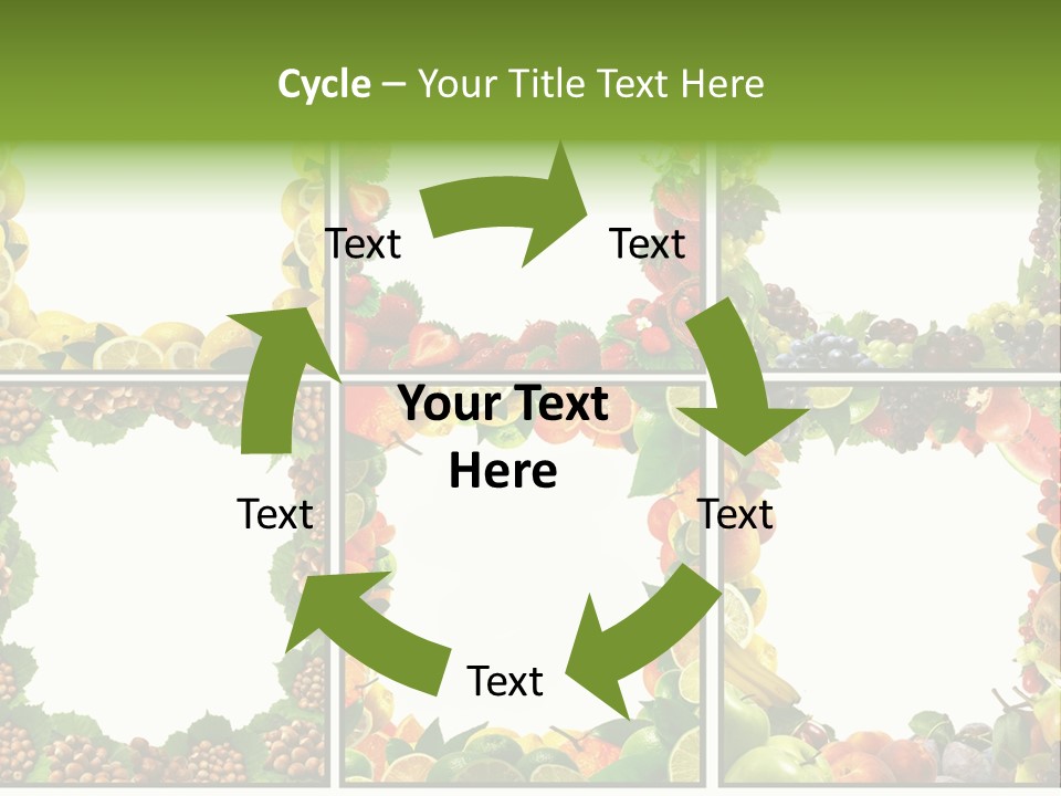 Group Nut Raspberry PowerPoint Template