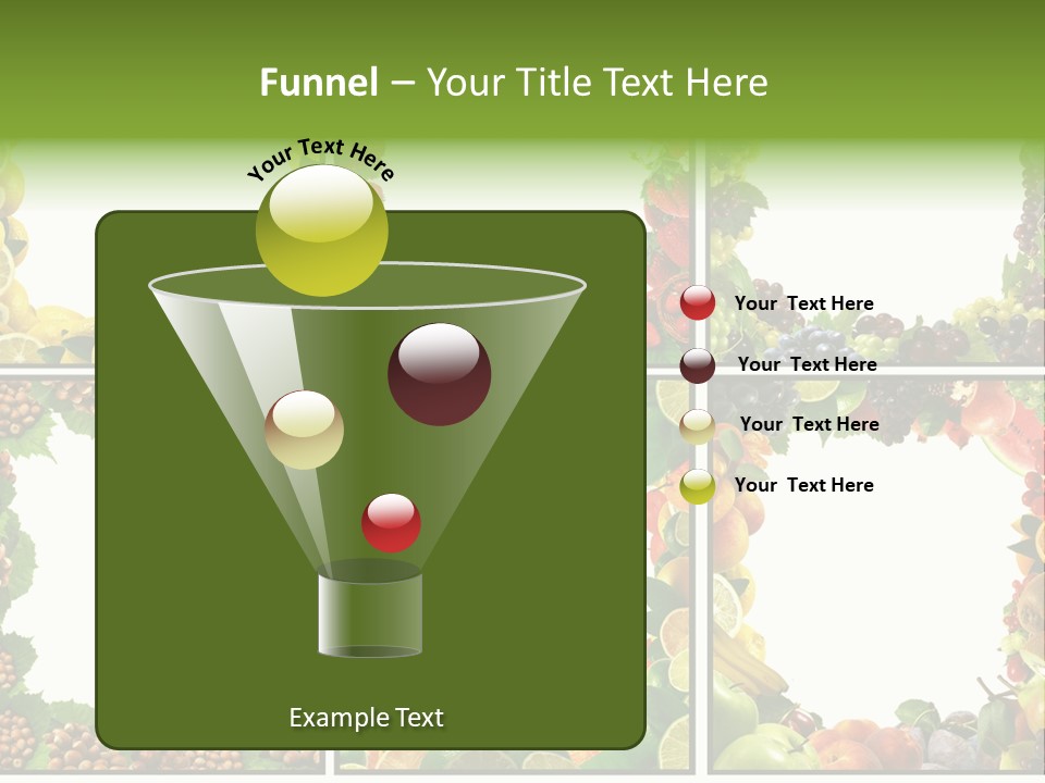 Group Nut Raspberry PowerPoint Template