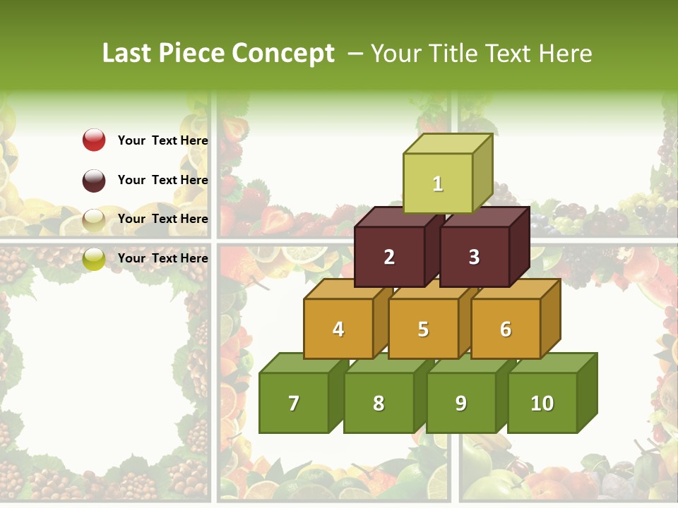 Group Nut Raspberry PowerPoint Template