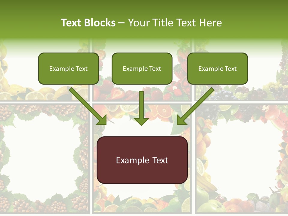 Group Nut Raspberry PowerPoint Template