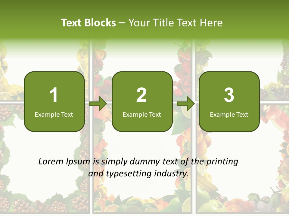 Group Nut Raspberry PowerPoint Template