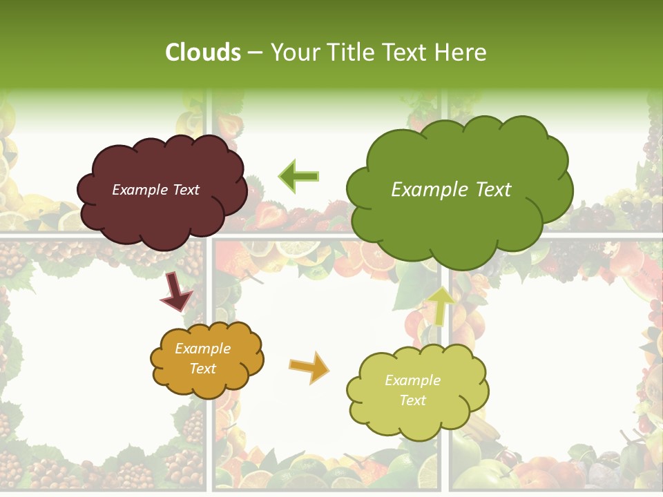 Group Nut Raspberry PowerPoint Template