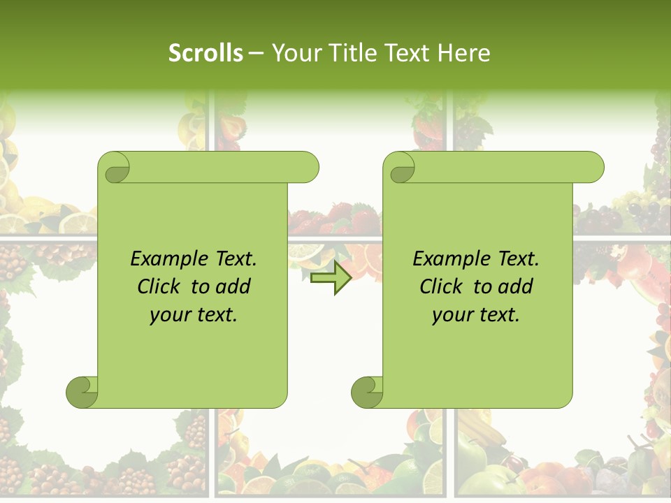 Group Nut Raspberry PowerPoint Template