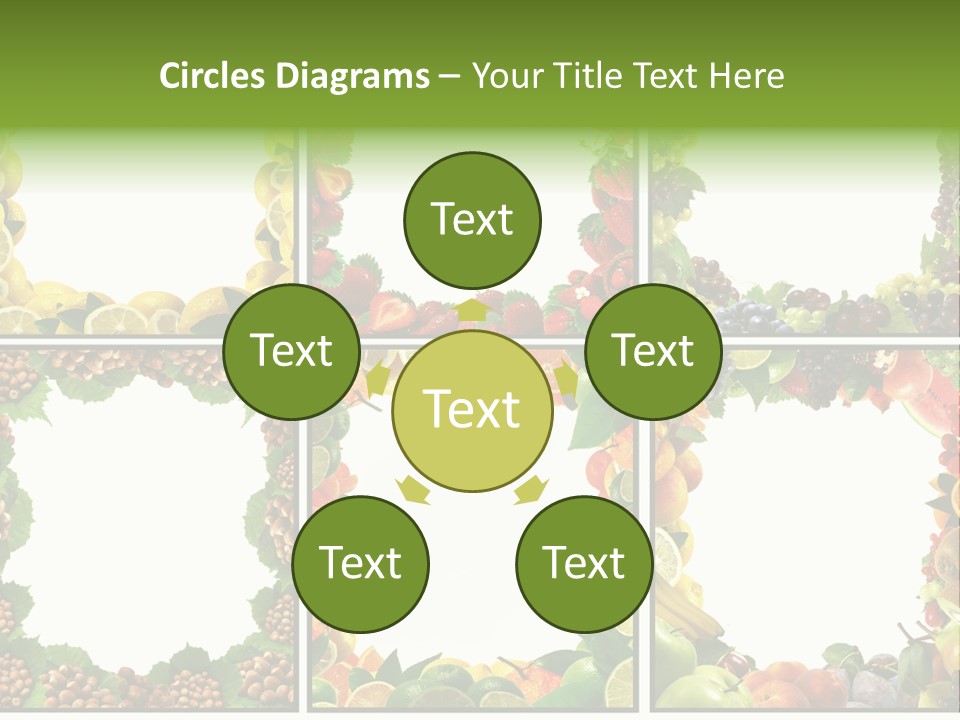 Group Nut Raspberry PowerPoint Template