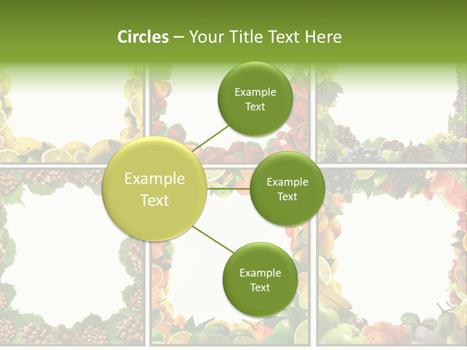 Group Nut Raspberry PowerPoint Template