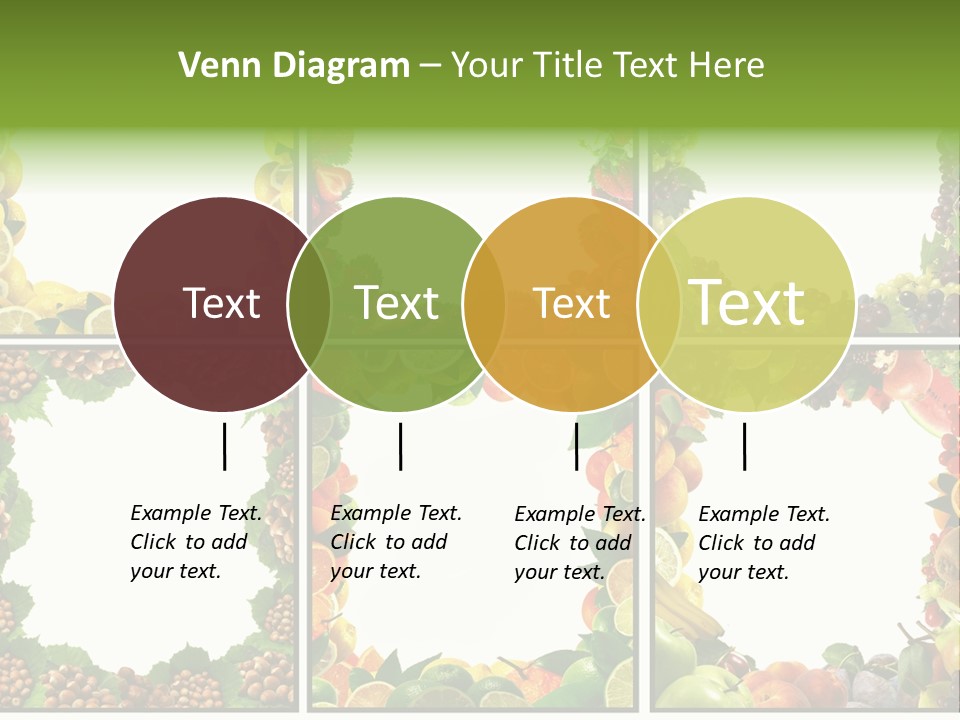 Group Nut Raspberry PowerPoint Template