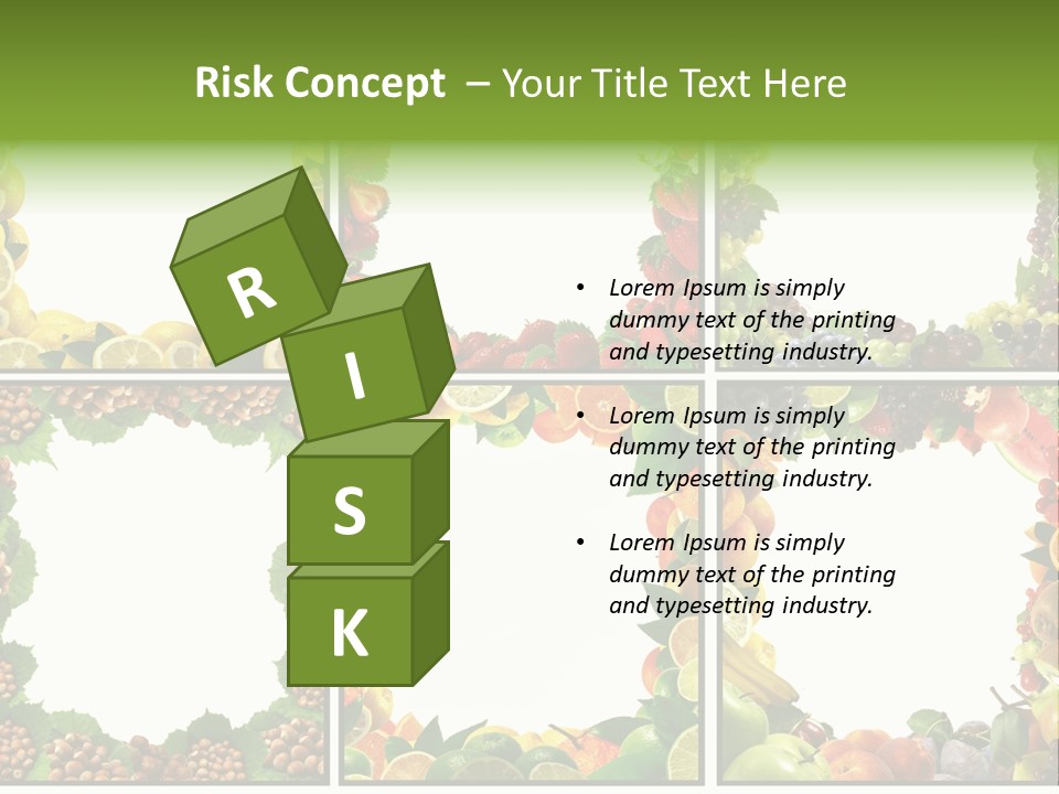 Group Nut Raspberry PowerPoint Template