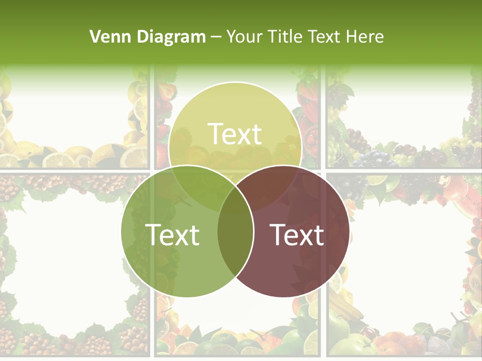 Group Nut Raspberry PowerPoint Template