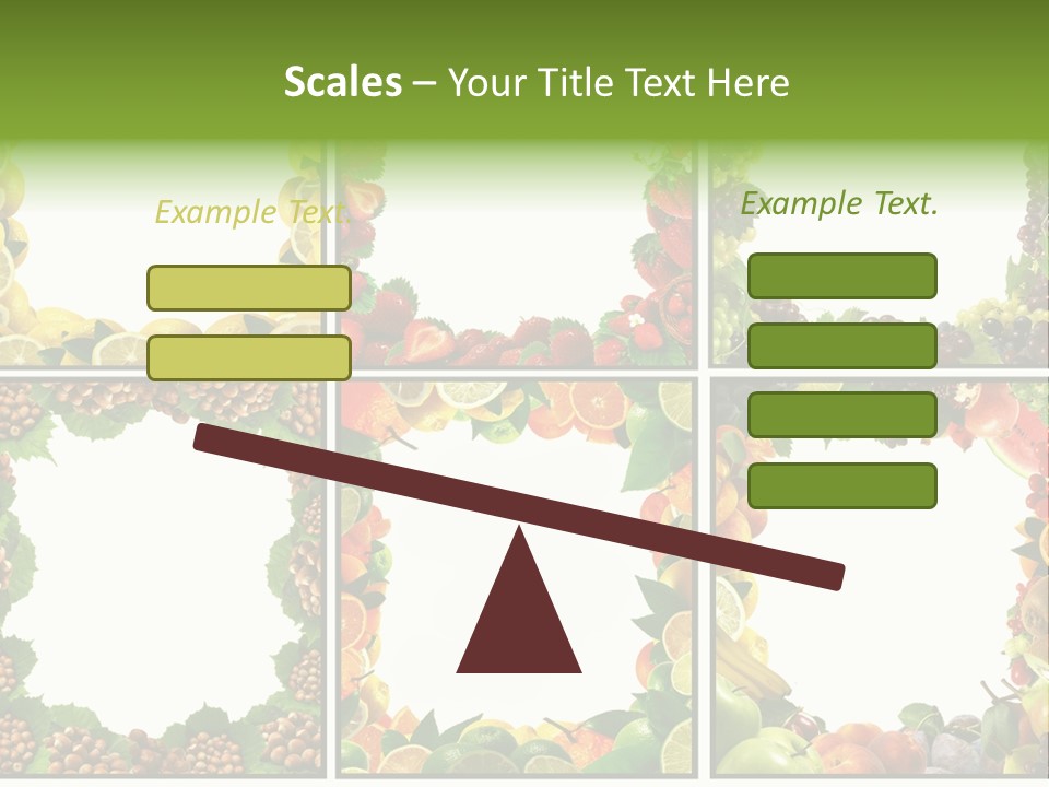 Group Nut Raspberry PowerPoint Template