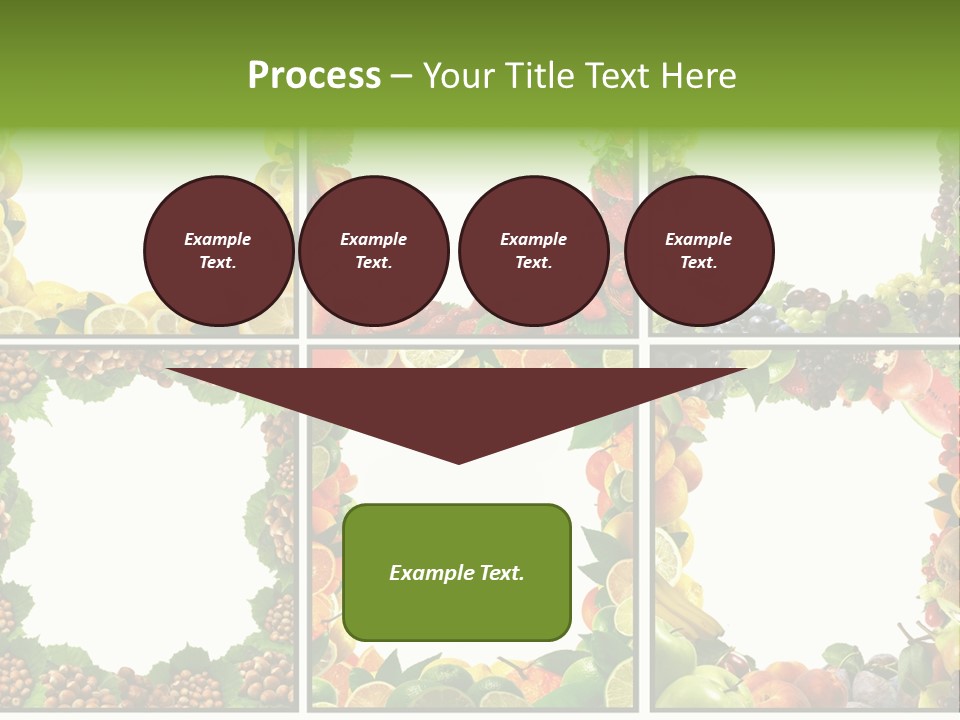 Group Nut Raspberry PowerPoint Template
