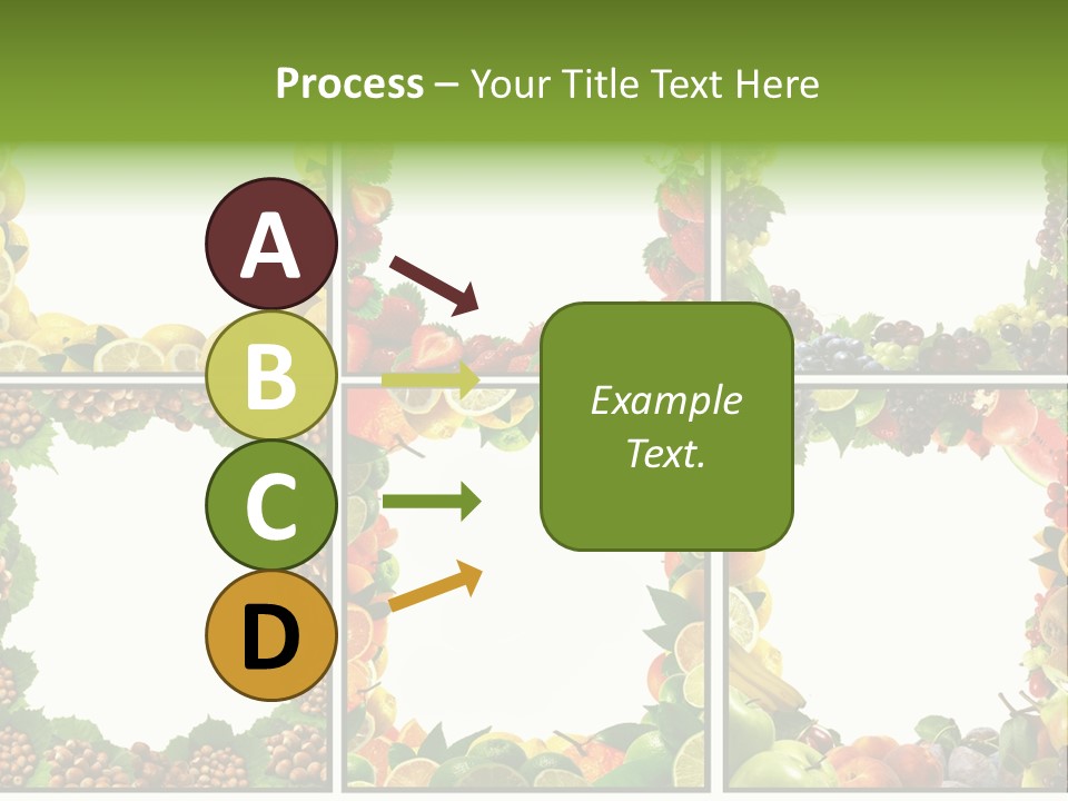 Group Nut Raspberry PowerPoint Template