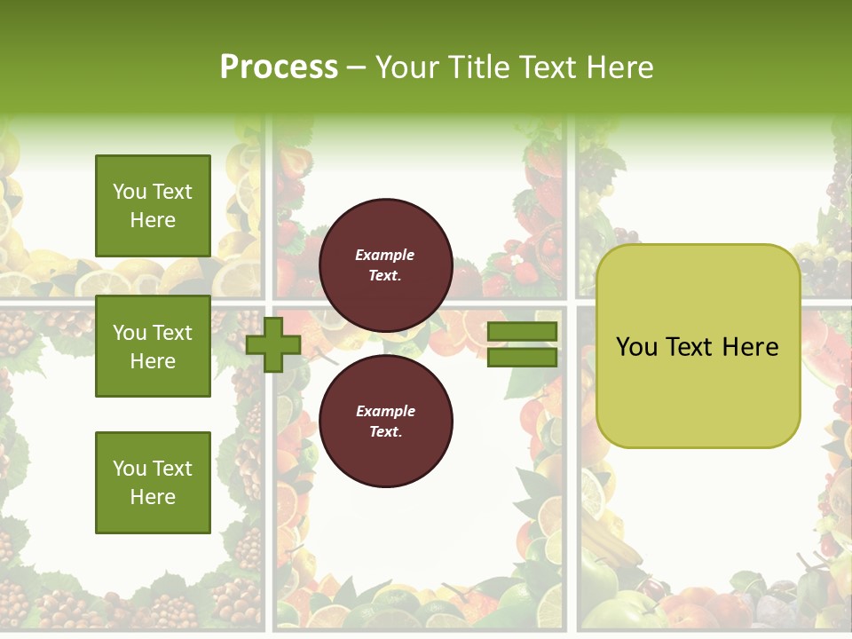 Group Nut Raspberry PowerPoint Template