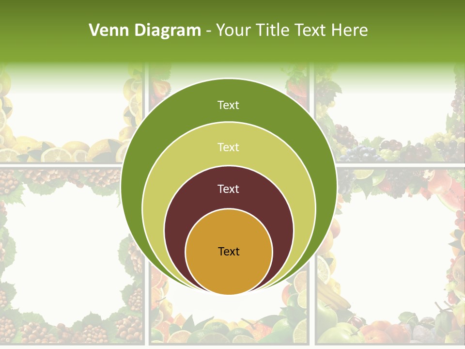 Group Nut Raspberry PowerPoint Template