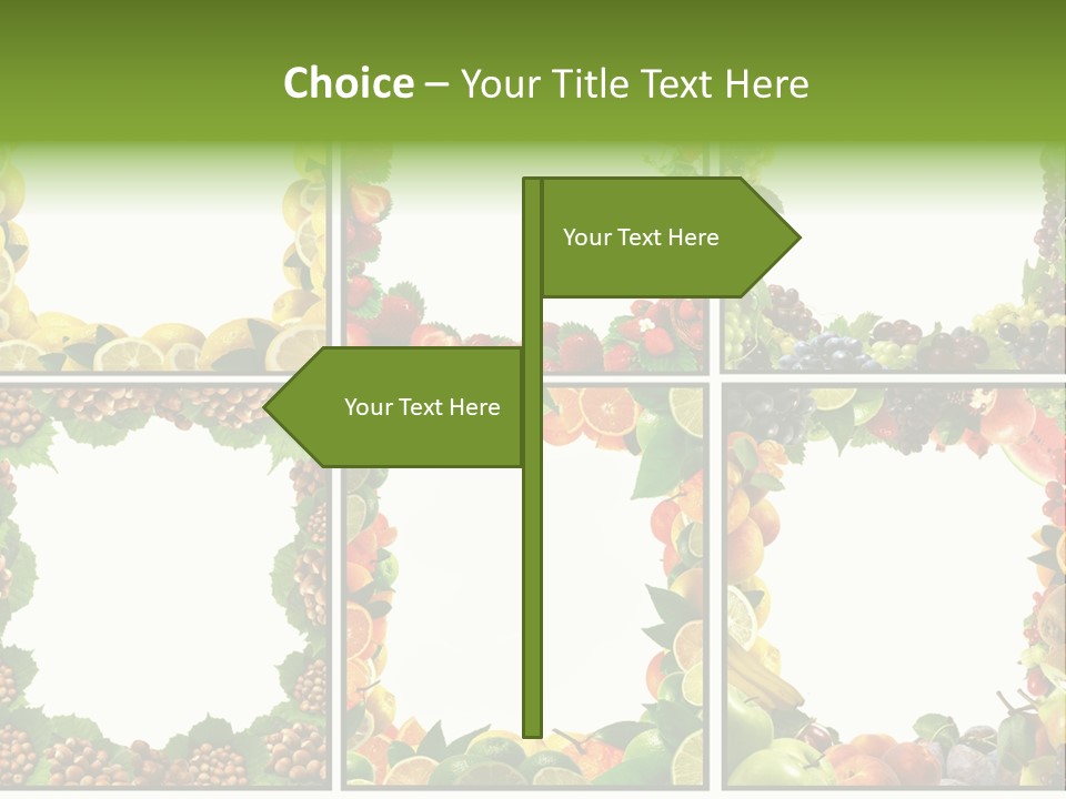 Group Nut Raspberry PowerPoint Template