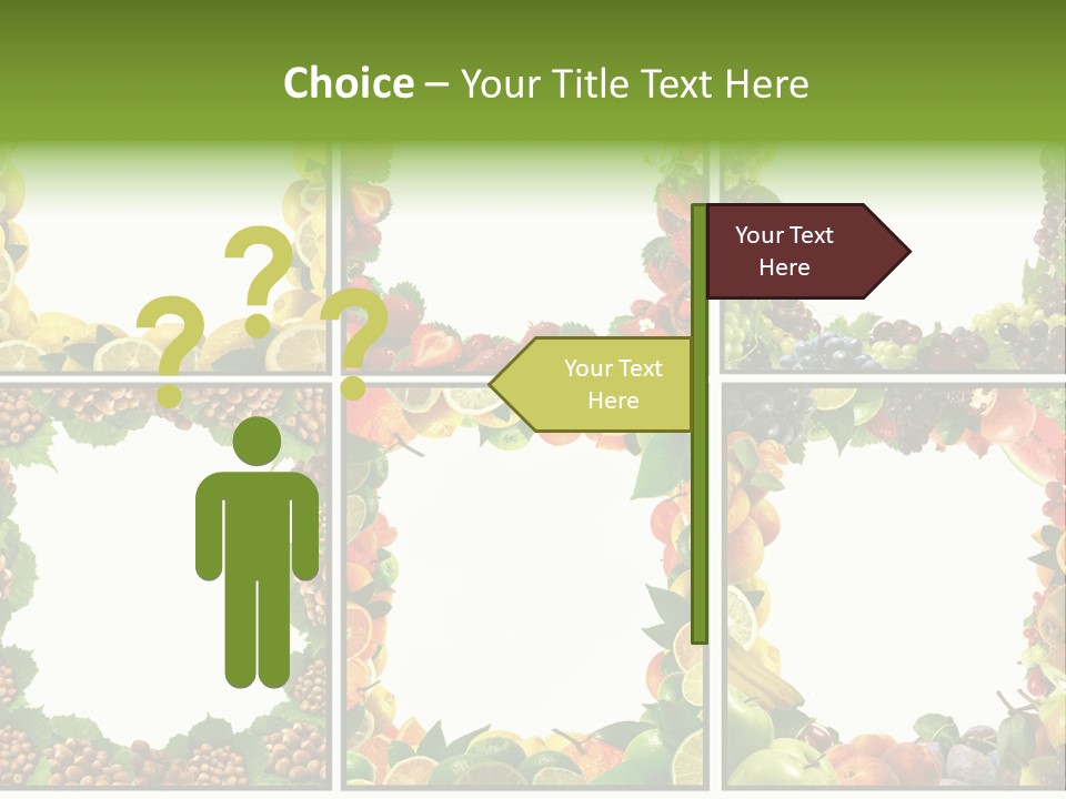 Group Nut Raspberry PowerPoint Template