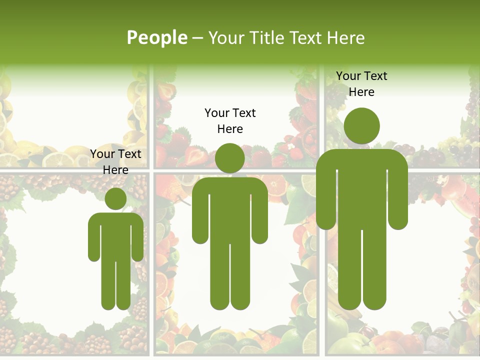 Group Nut Raspberry PowerPoint Template