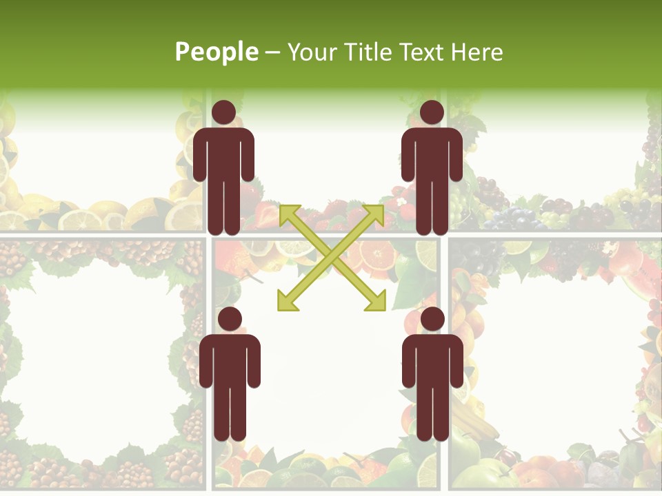 Group Nut Raspberry PowerPoint Template