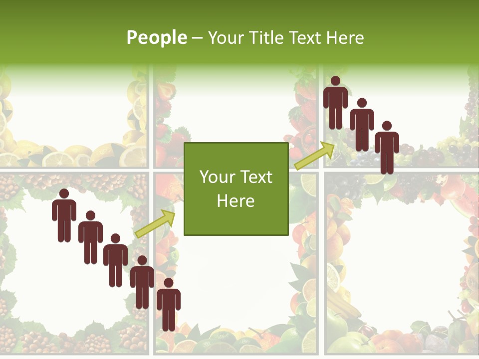 Group Nut Raspberry PowerPoint Template