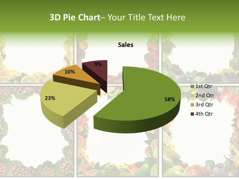 Group Nut Raspberry PowerPoint Template