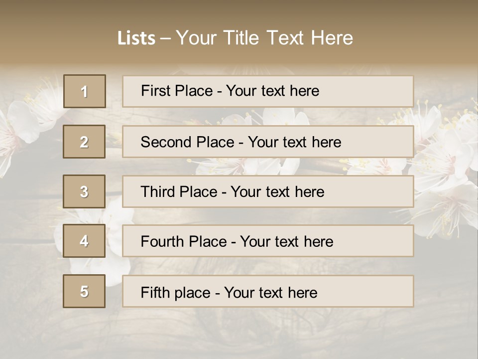 Summer Spring Focus PowerPoint Template