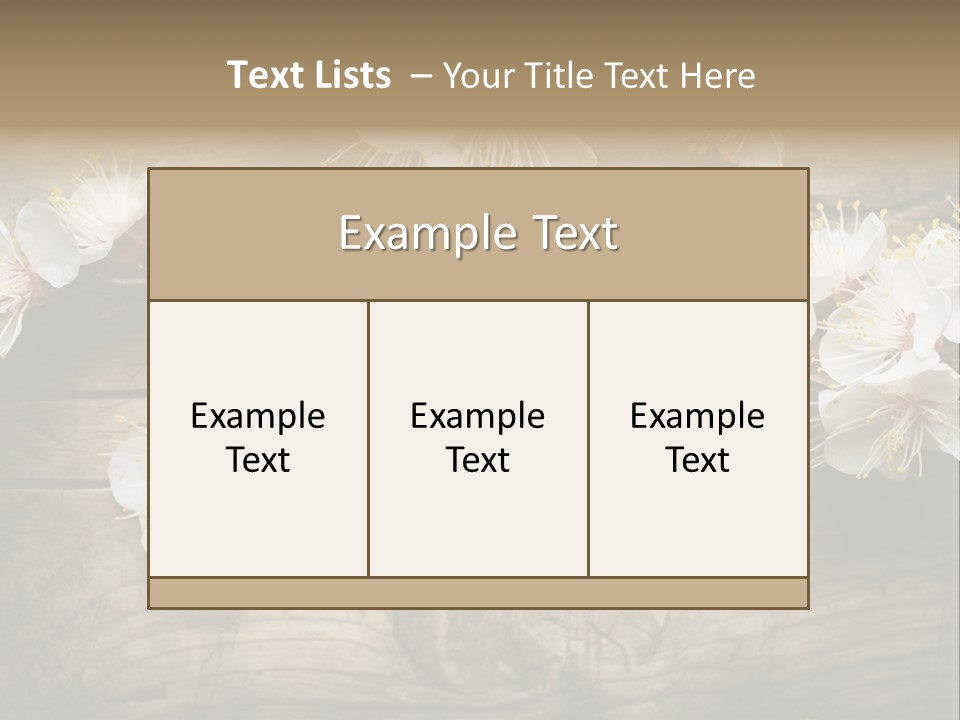 Summer Spring Focus PowerPoint Template