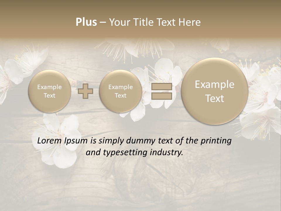 Summer Spring Focus PowerPoint Template